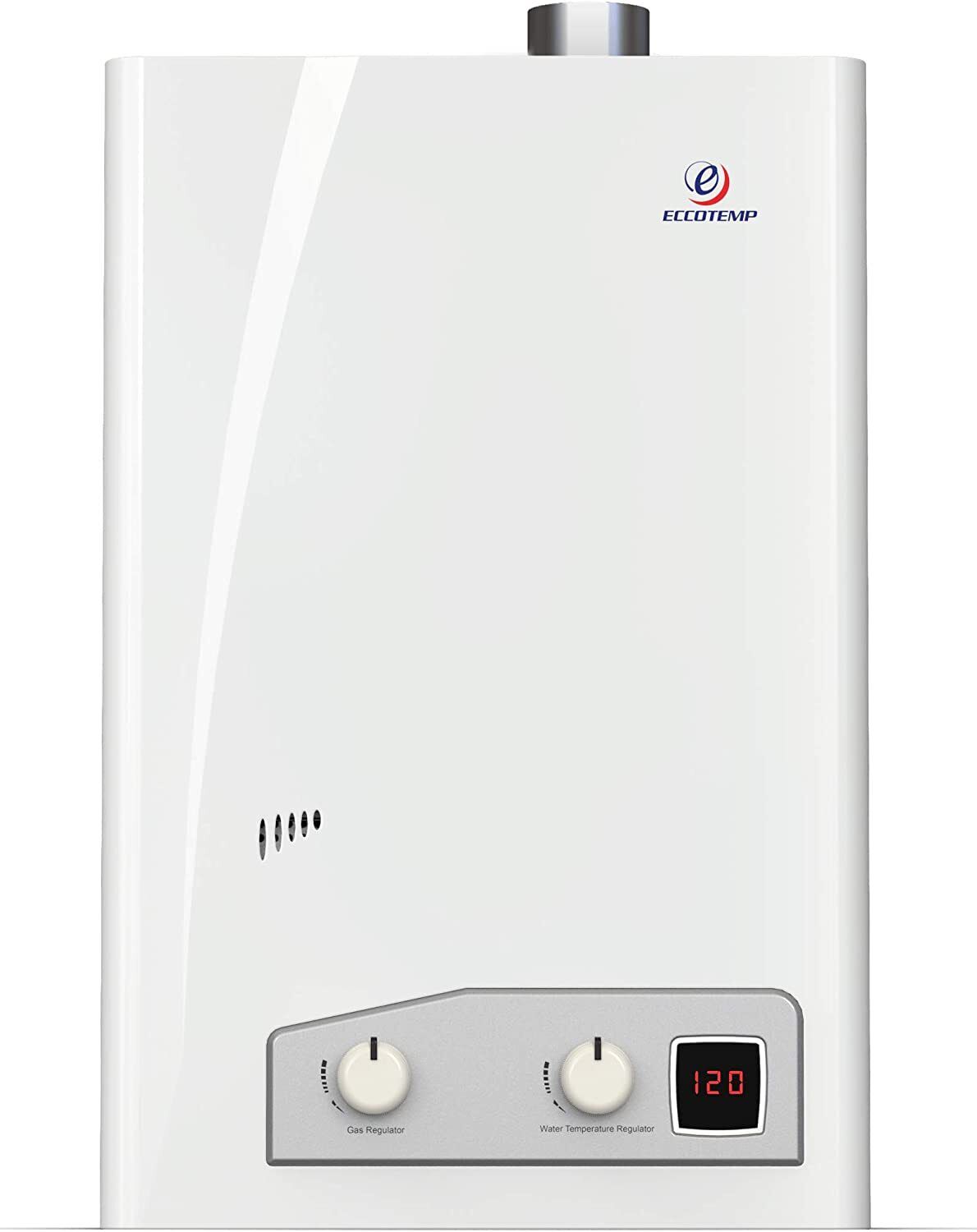 Eccotemp FVI12-NG Tankless Water Heater Natural Gas Indoor Compact Wall Mounted