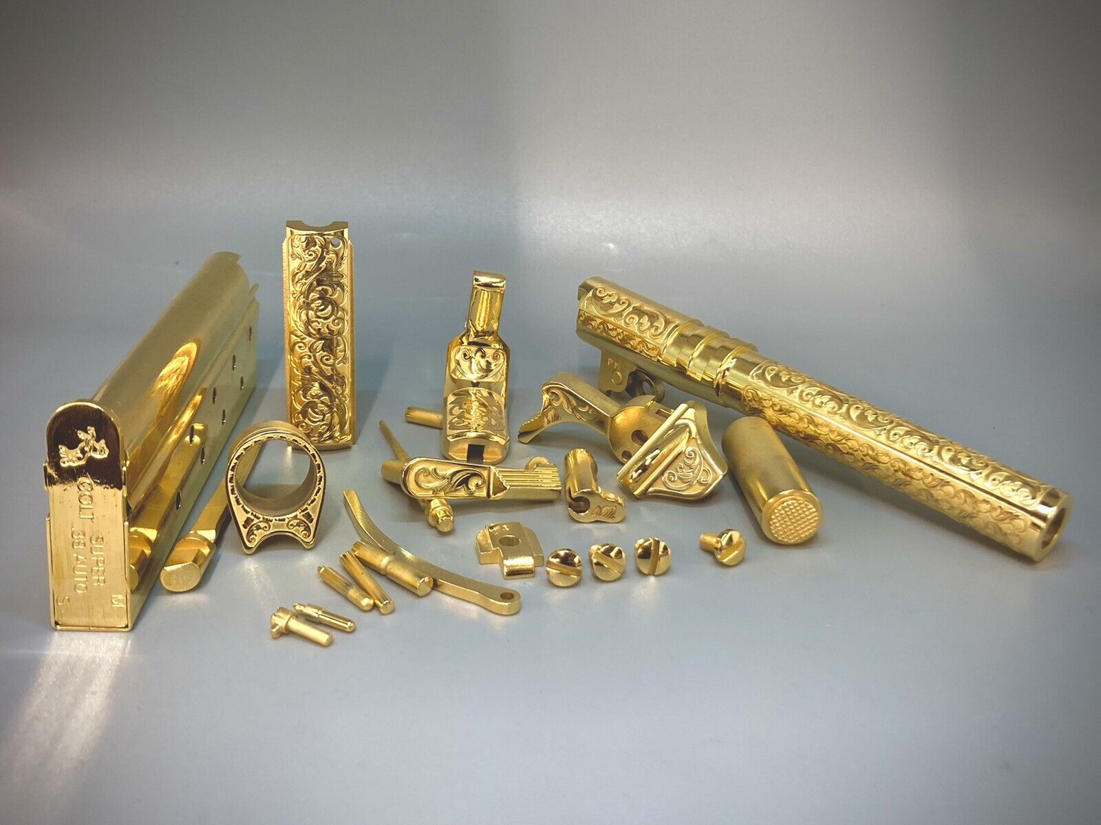 🔥SERVICE 1911 Parts 24k Gold, Engraving SEND IN YOUR PARTS❗️READ DESCRIPTION ❗️