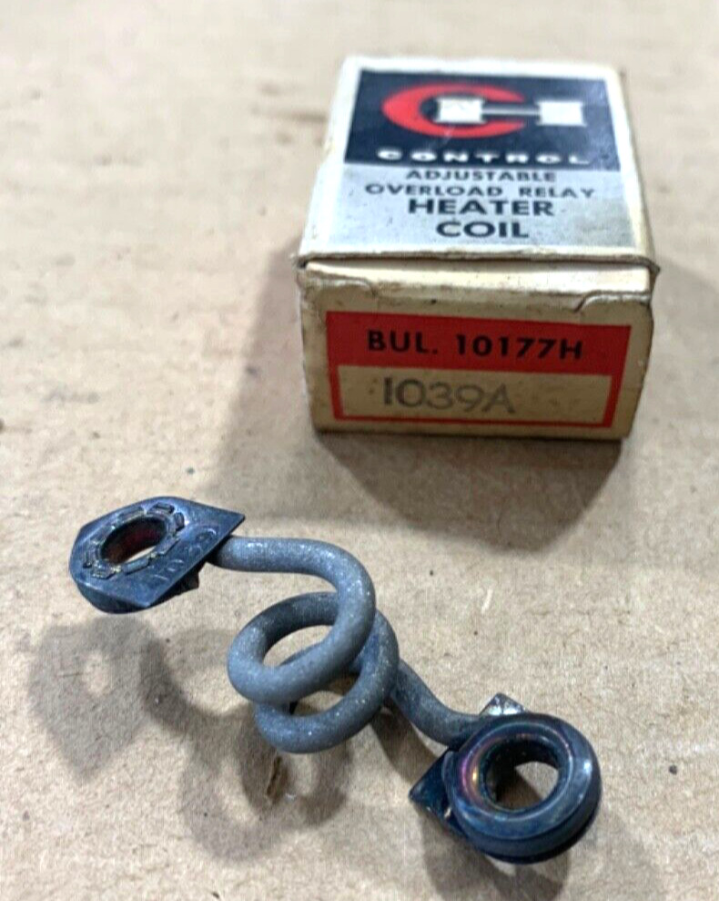 Cutler Hammer Heater Coil Relay 1039A  / 1039