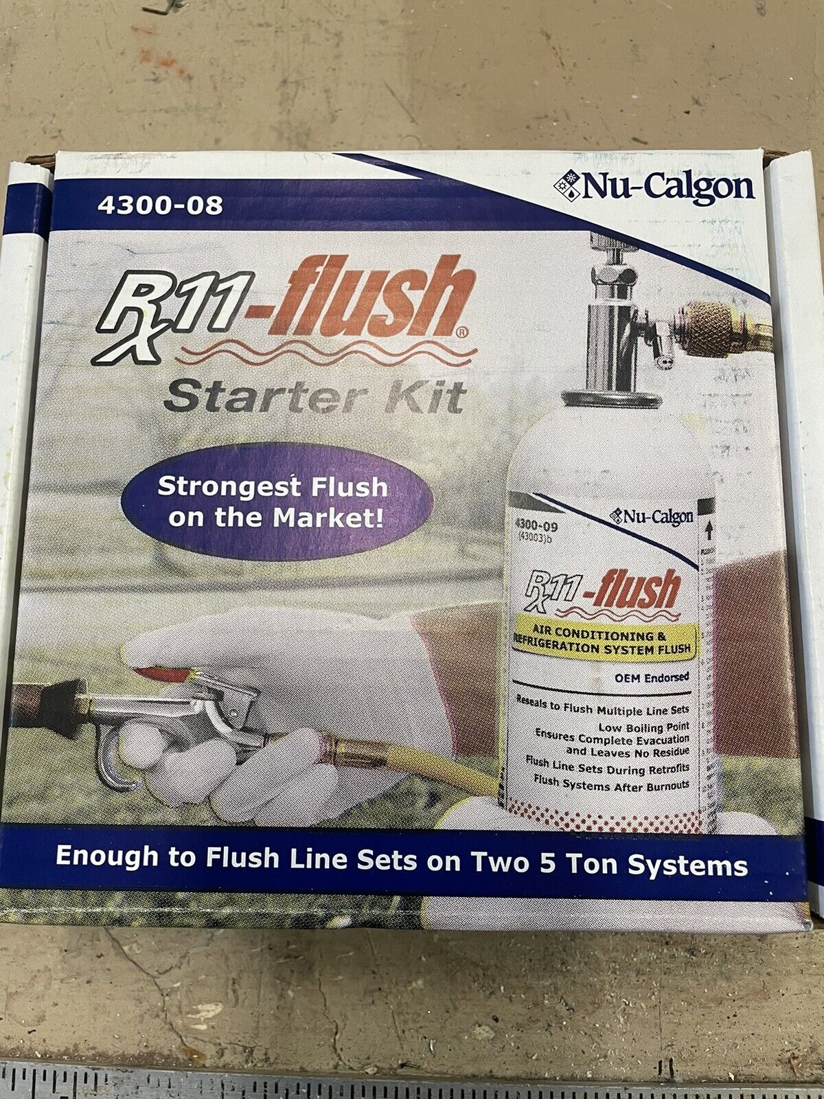 Nu-Calgon 4300-08 RX-11 Flush Starter Kit