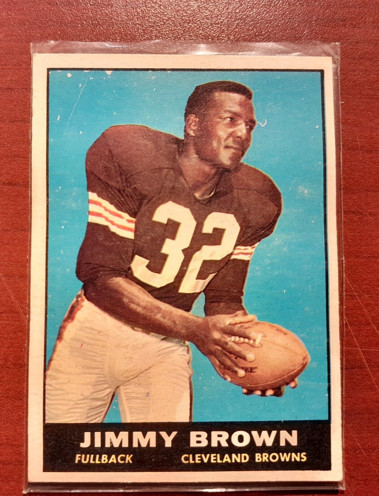 1961 Topps Set-Break #71 Jimmy Brown Excellent Condition Jim Brown football card