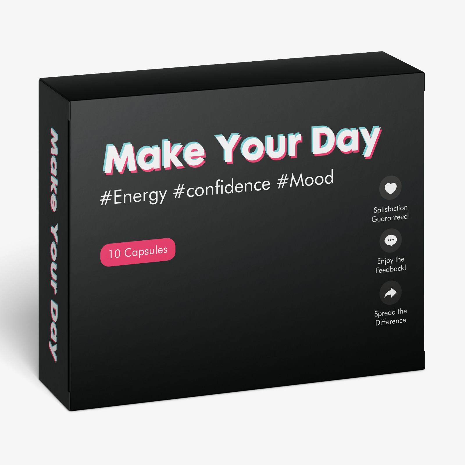 Make Your Day, Performance Enhancement, Mood, Energy Supplement, 10 Red Capsules