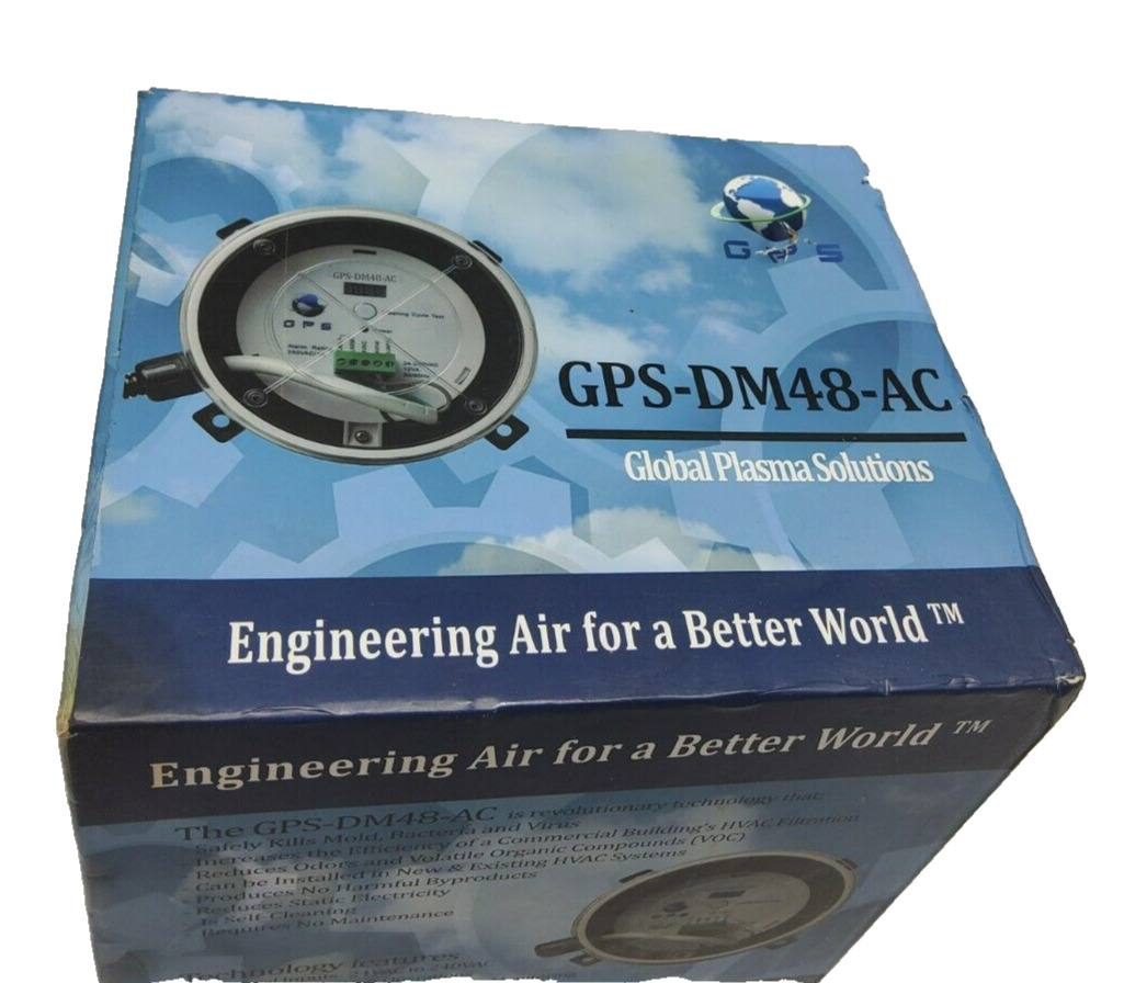 New Global Plasma Solutions GPS-DM48-AC Air Purification System