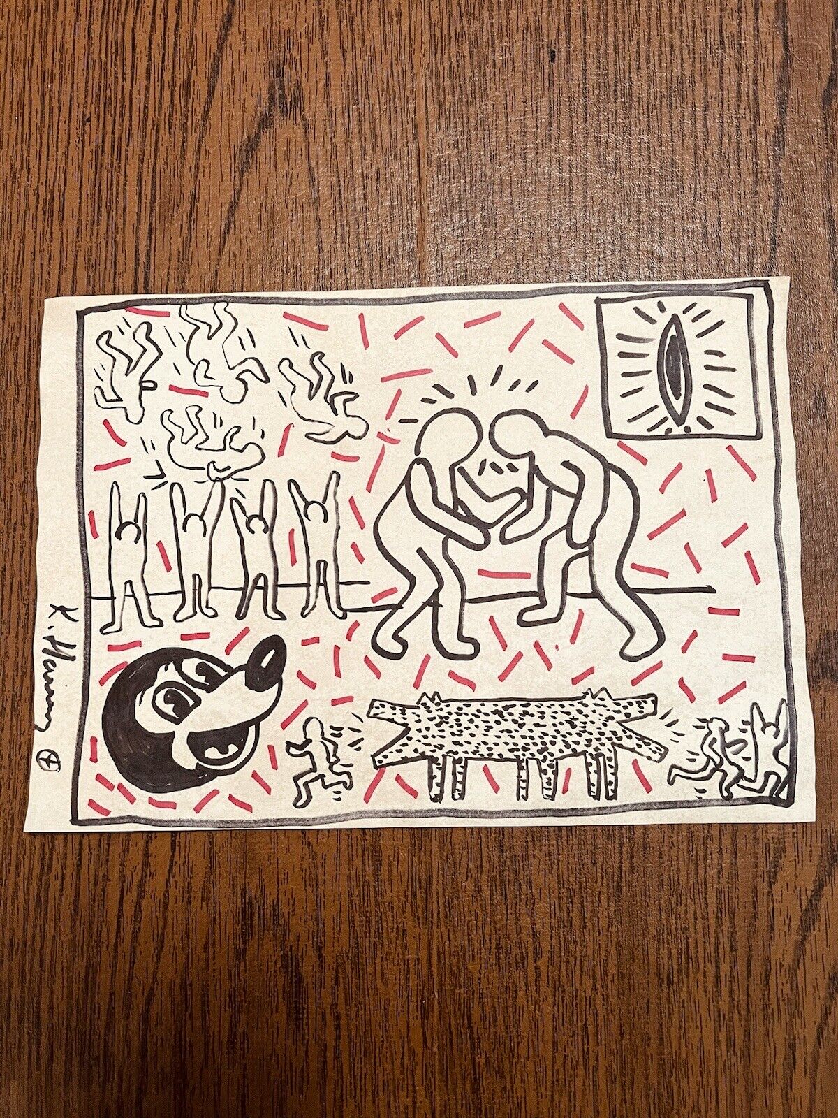keith haring Print  Please Read