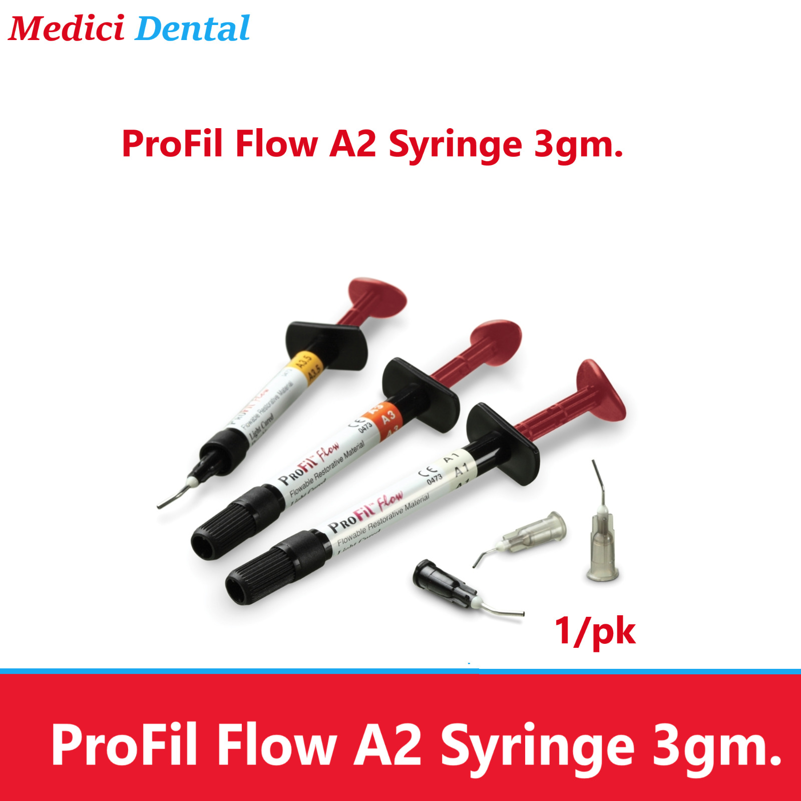 Dental Flowable Composite  A2 Universal Visible-light Activated Radiopaque, 3gm.