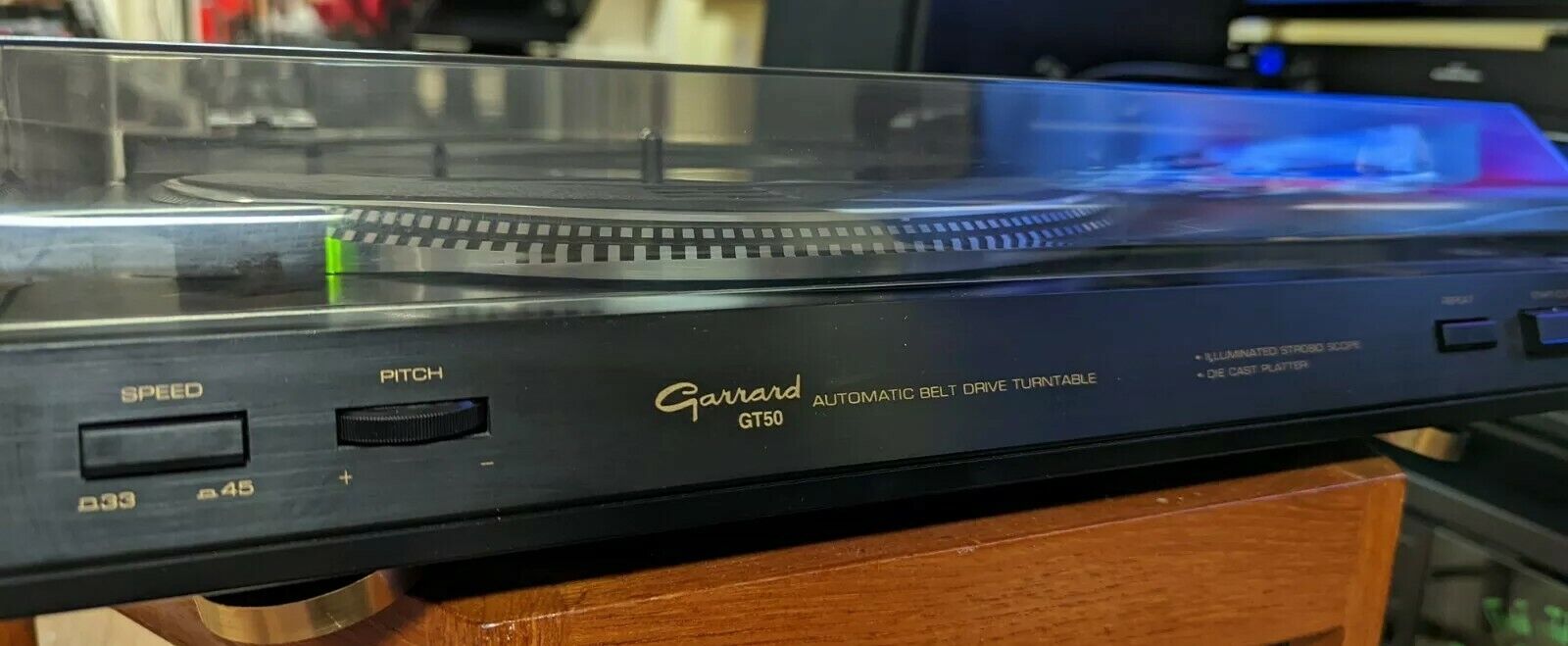 Garrard GT-50 GT0 turntable - cosmetically great, unknown functionality.  As-is.