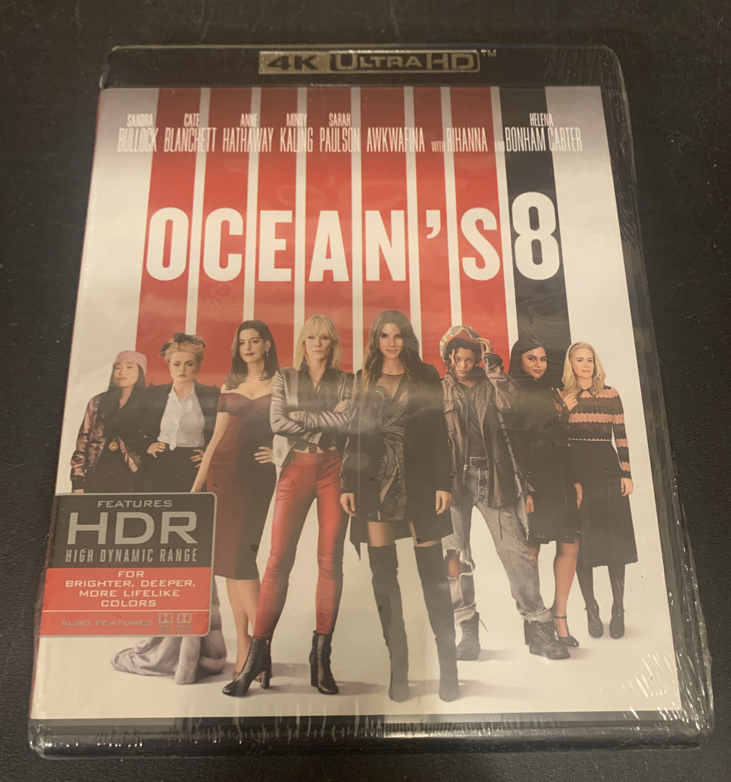 OCEAN\'S 8 - 4K ULTRA HD/BLU-RAY/DIGITAL - Brand New Sealed