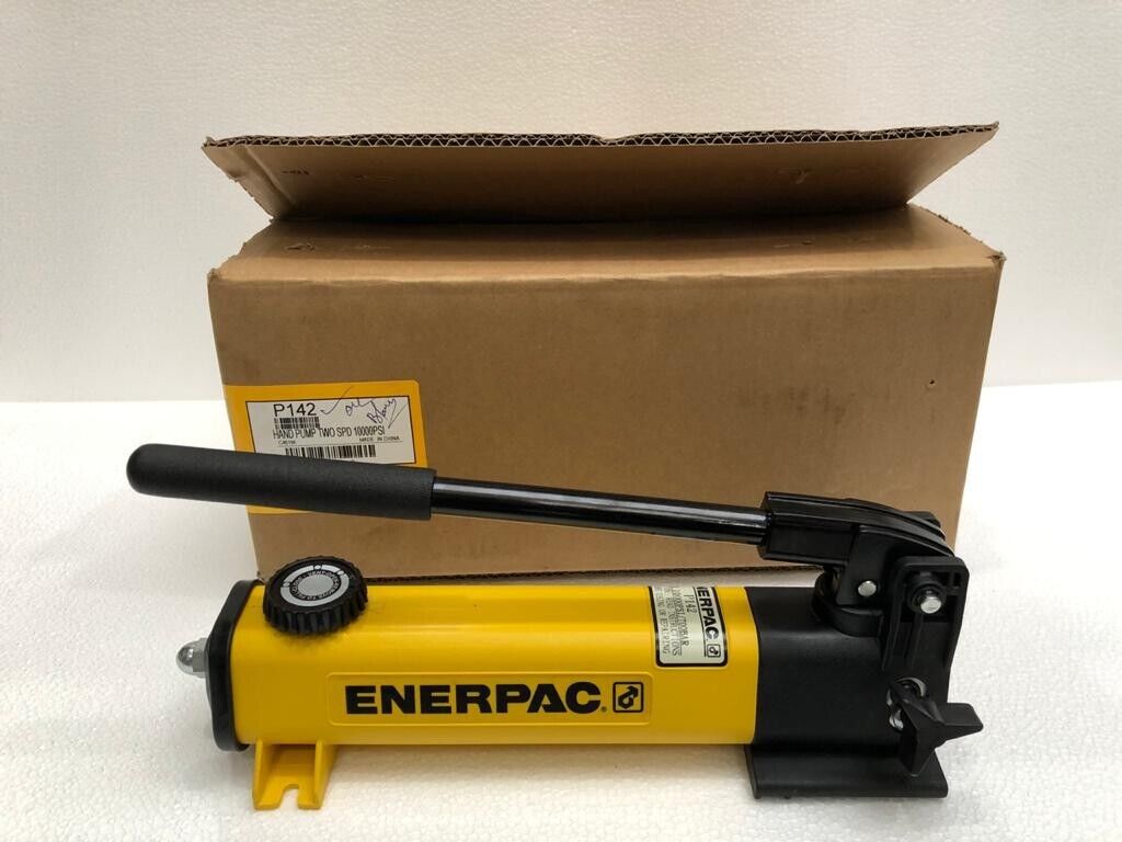 Enerpac P142 Two-Speed Hydraulic Hand Pump 700 Bar/ 10,000 PSI