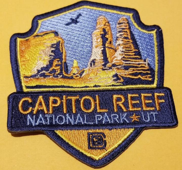 Capitol Reef National Park Utah Embroidered Patch approx 3x3.5\
