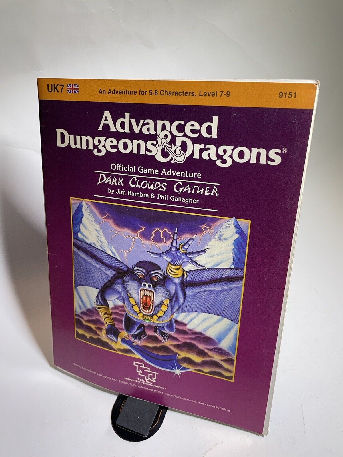 Dark Clouds Gather Advanced Dungeons And Dragons Module UK7 9151 1985 TSR