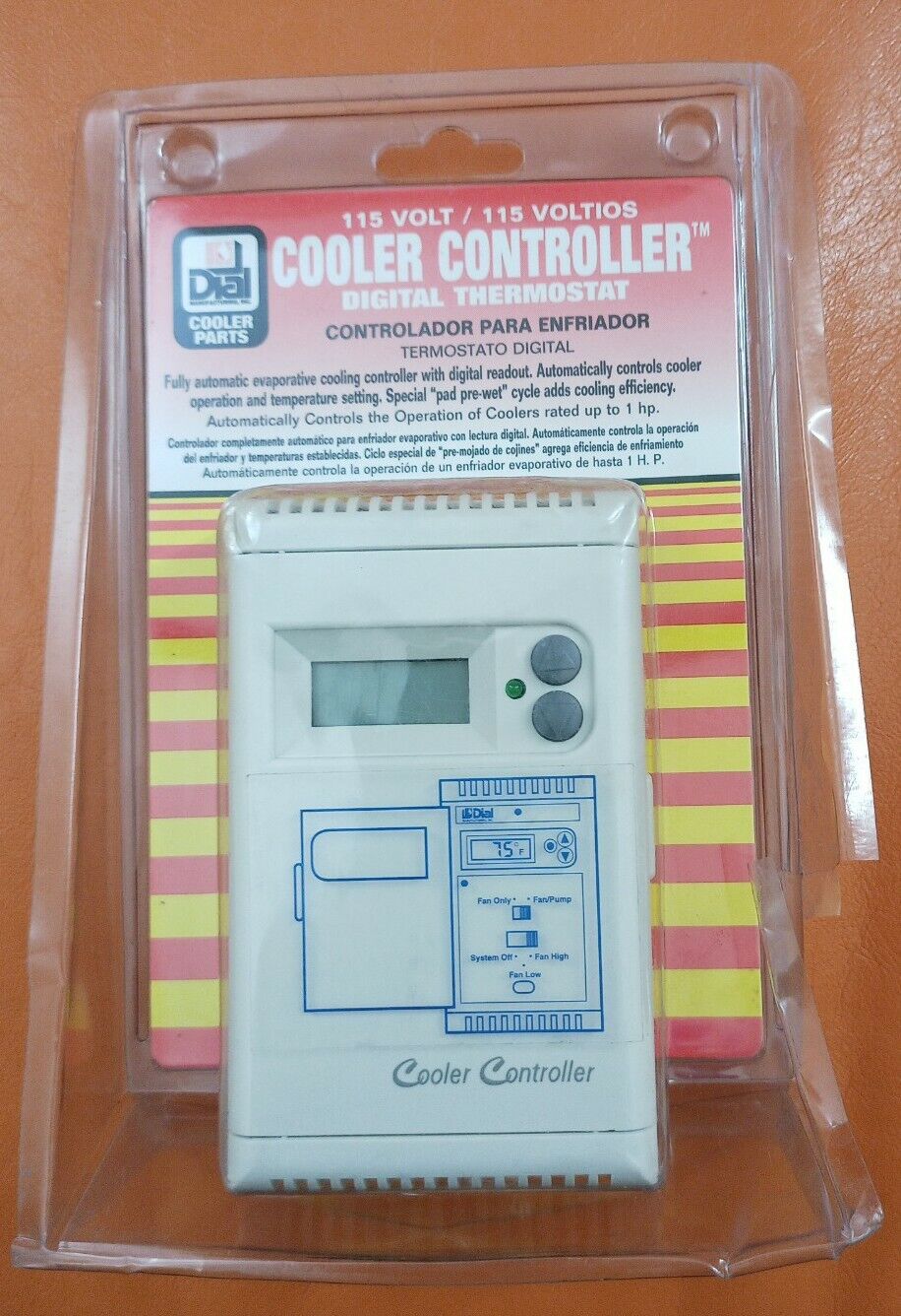 DIAL Manufacturing COOLER CONTROLLER DIGITAL THERMOSTAT 115 Volt 7619 NEW