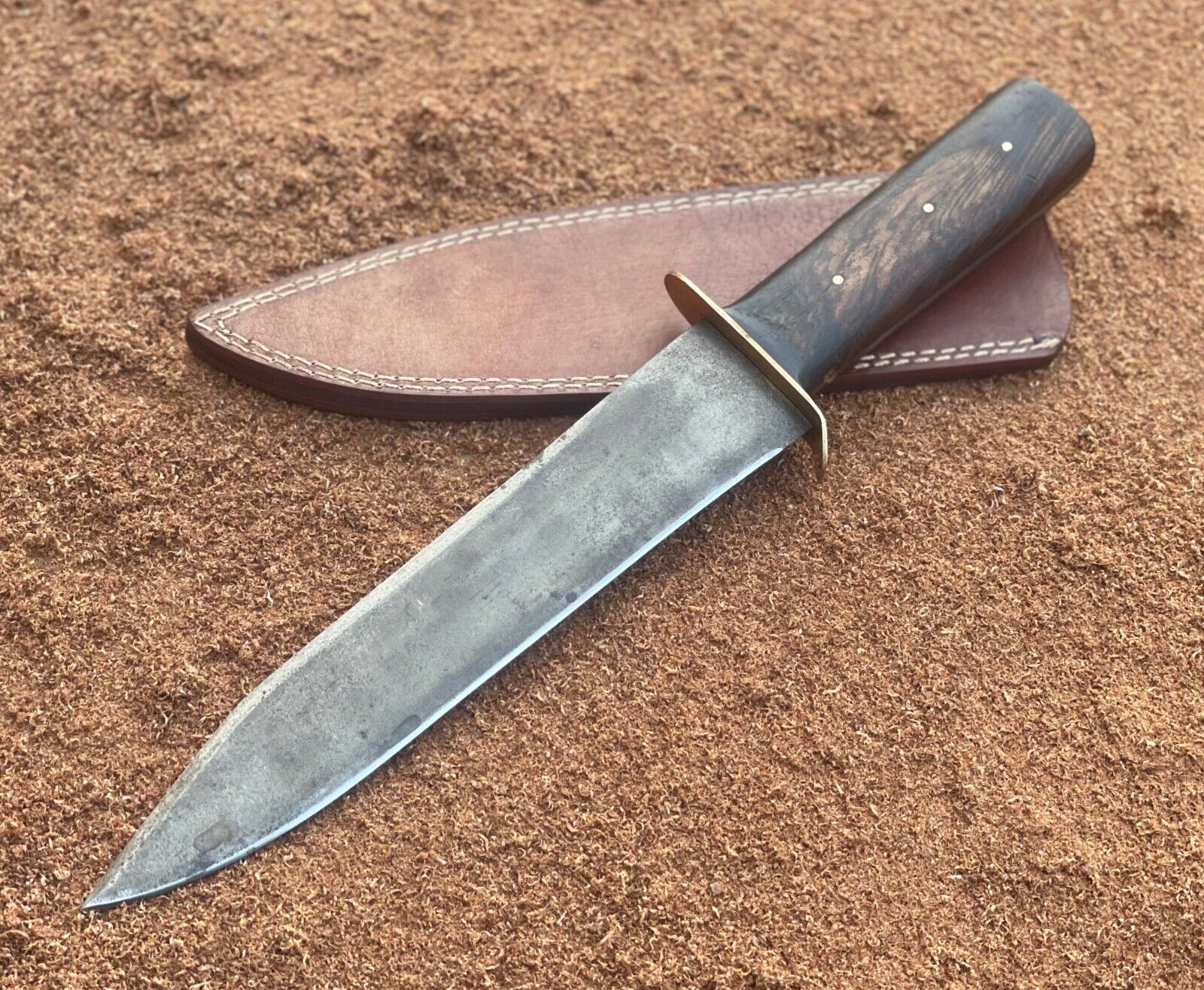 Custom Made Hand Forged Confederate Collectibles Bowie Knife Museum Replica