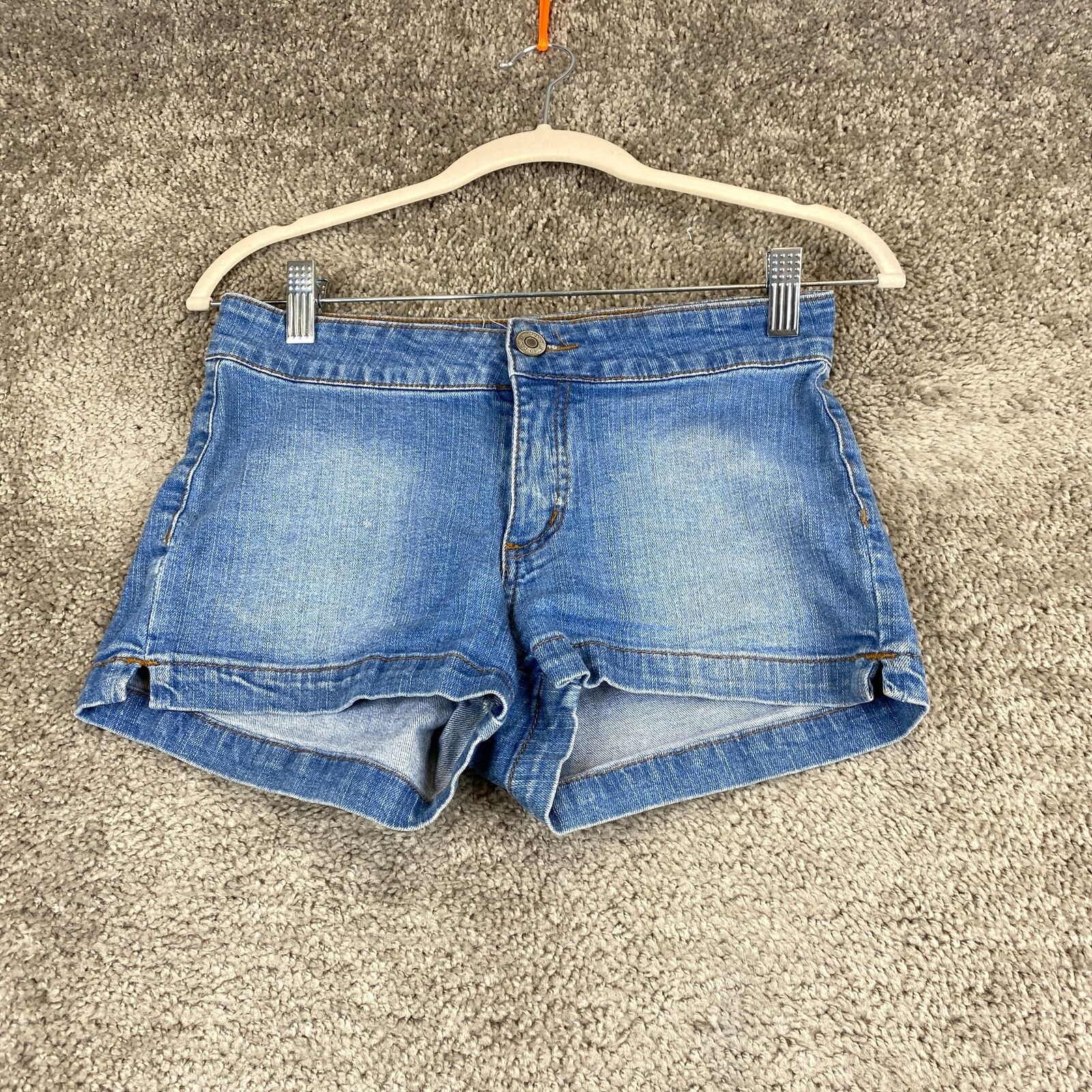 Blue Asphalt Denim Shorts Women\'s Size 3/26 Blue Low Rise Cotton Blend