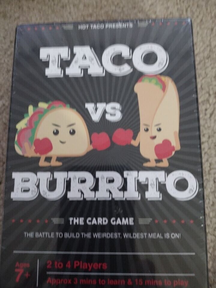 NEW Taco vs Burrito - The Card Game Party Game & DAILY SHIPPING