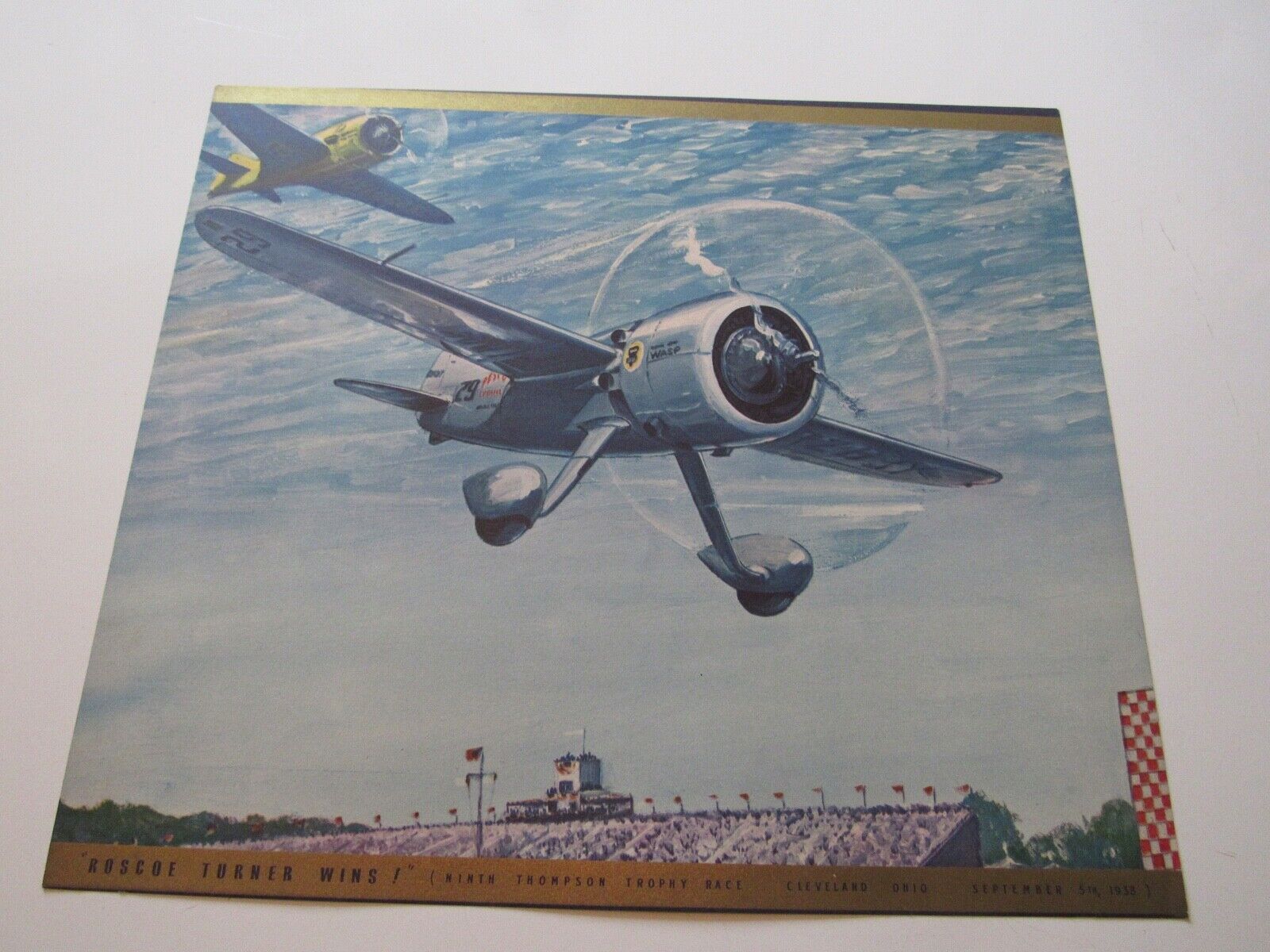Vintage 1940\'s Charles H. Hubbell Lithograph Print - \