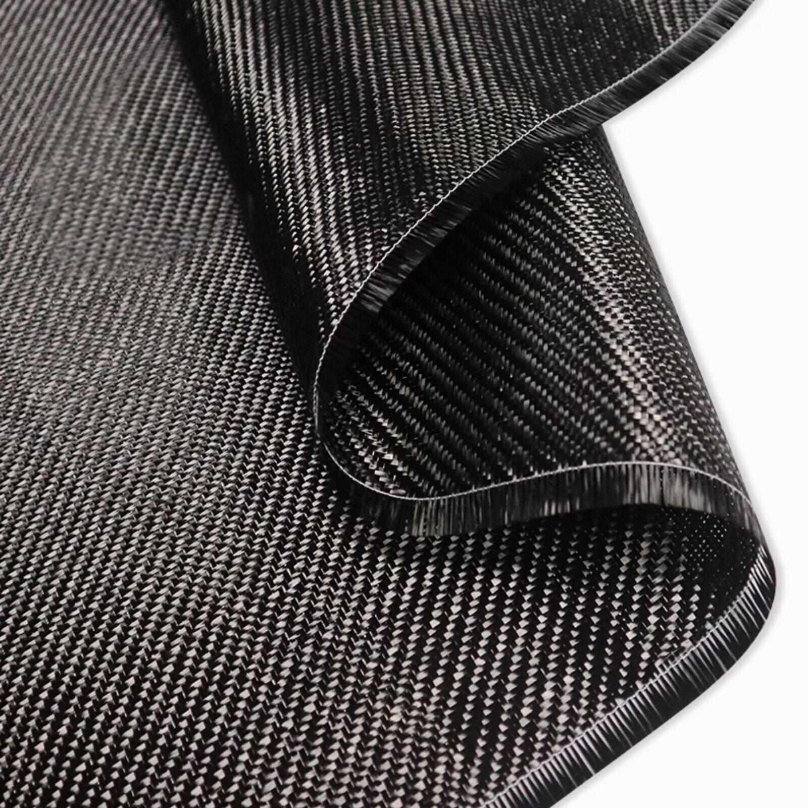 12ft Twill Weave Carbon Fiber Cloth Marine Grade Vinyl Upholstery Fabric 3k 200g