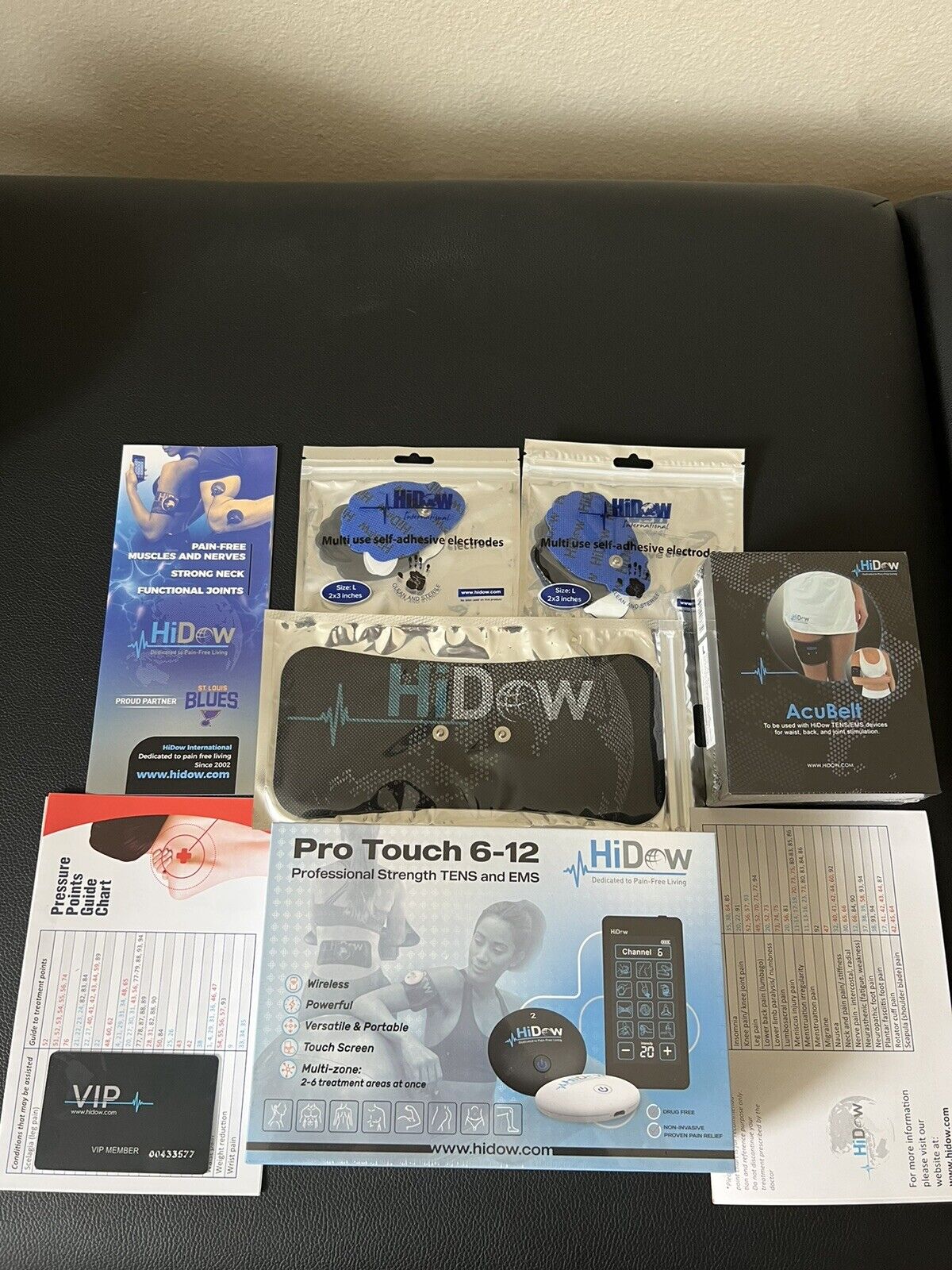 HiDow Pro Touch Wireless 6-12 + Acubelt + Jumbo pad + 2 Pad Extra