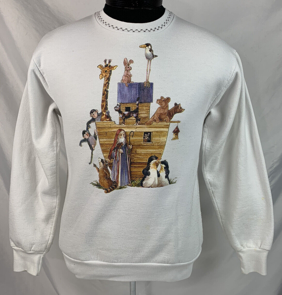 Vintage Orvis Sweatshirt Crewneck Noah’s Ark Canada Men’s Small 90s