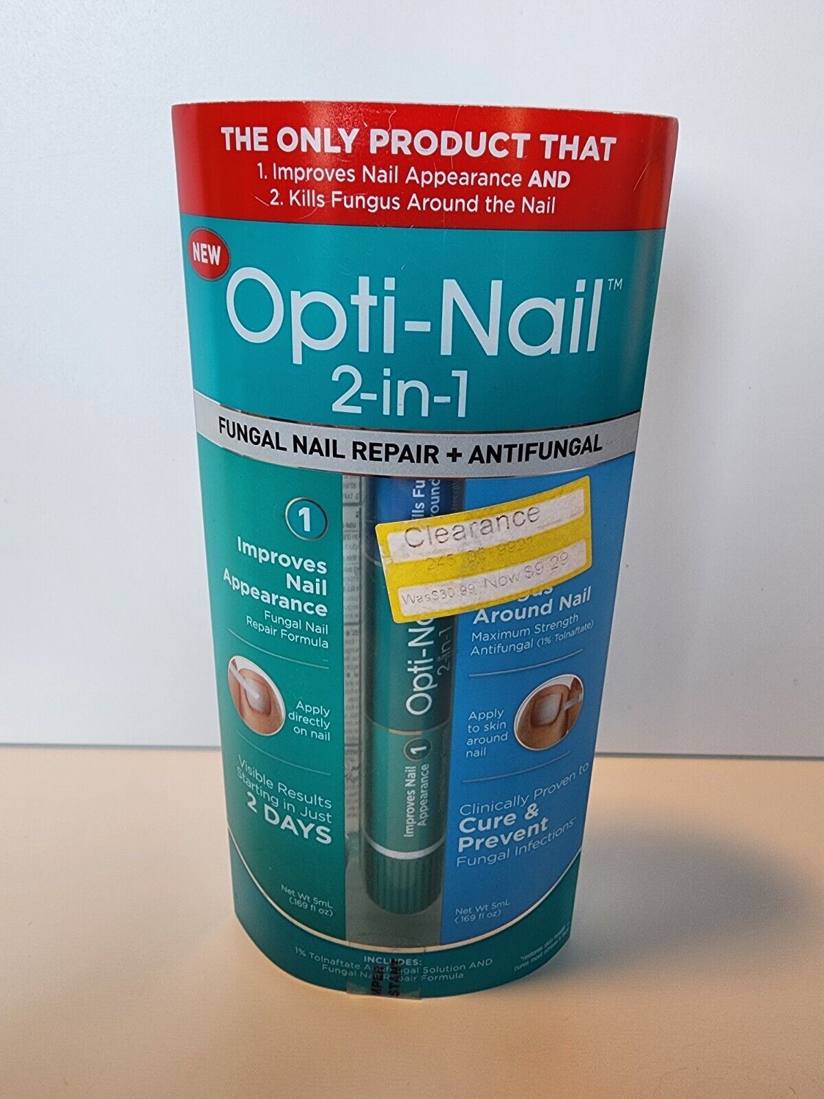 Opti-Nail 2-In-1 Fungal Nail Repair, Plus Antifungal, Improves Nail, Exp 05/2024