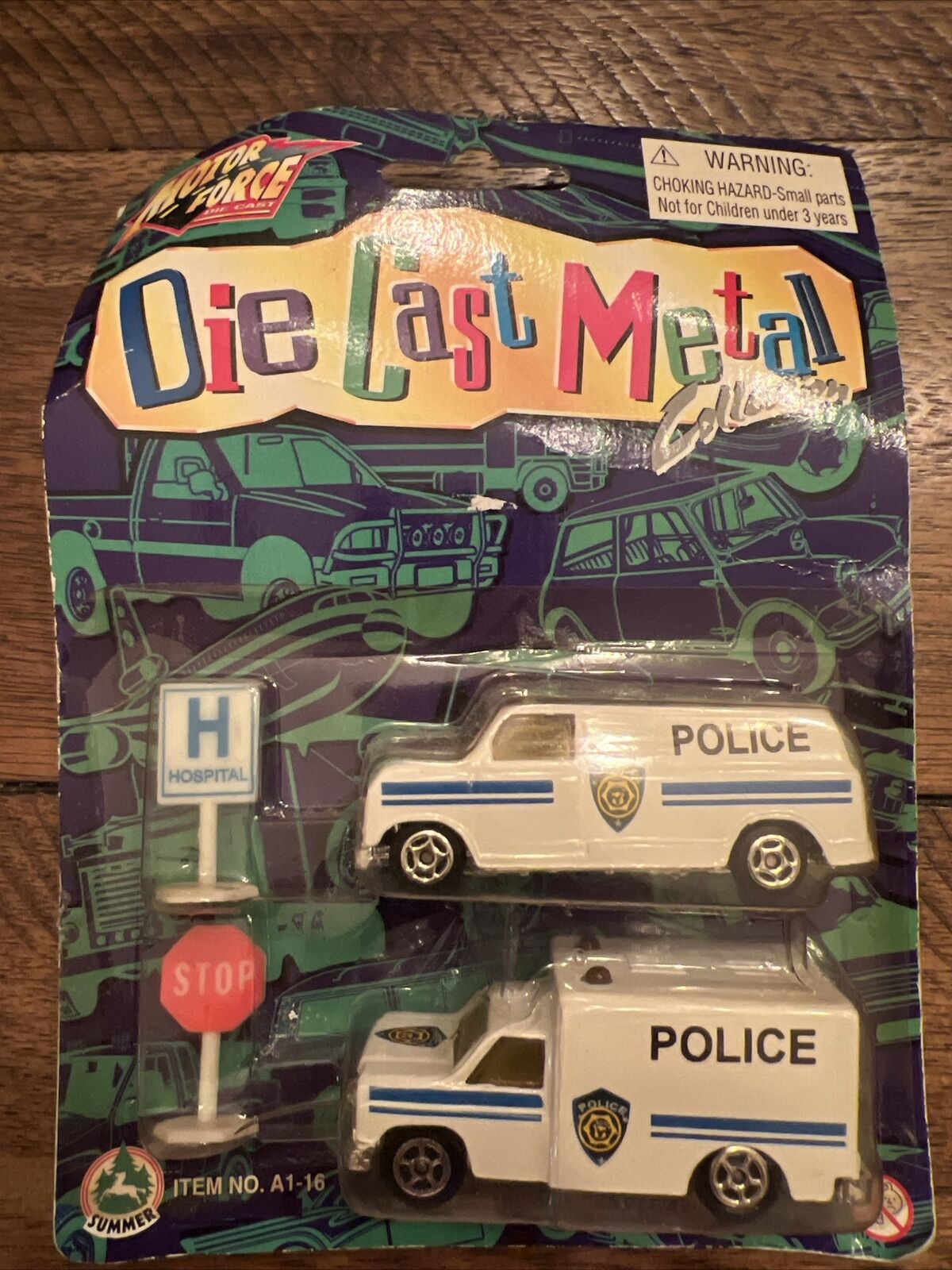 Motor force diecast metal collection police vehicles