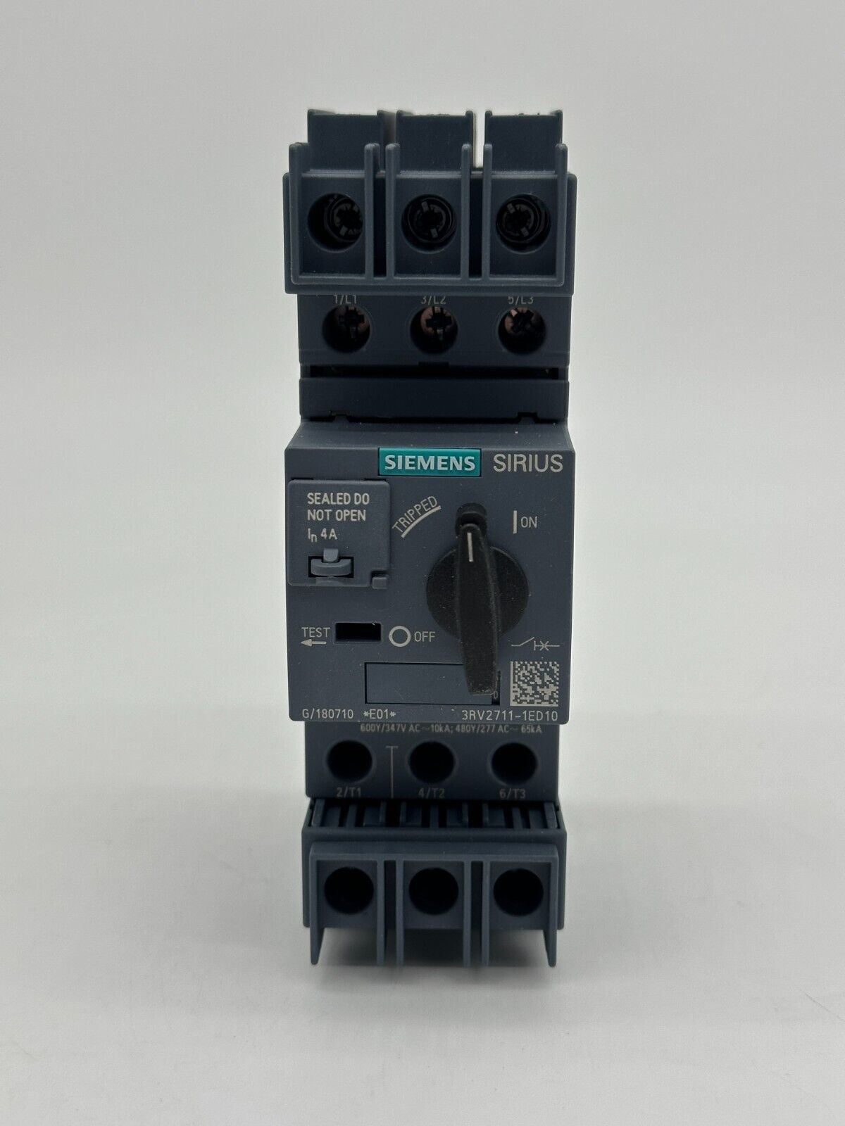 Siemens Sirius 3RV2711-1ED10 Circuit Breaker 3RV2 711-1ED10 E:01