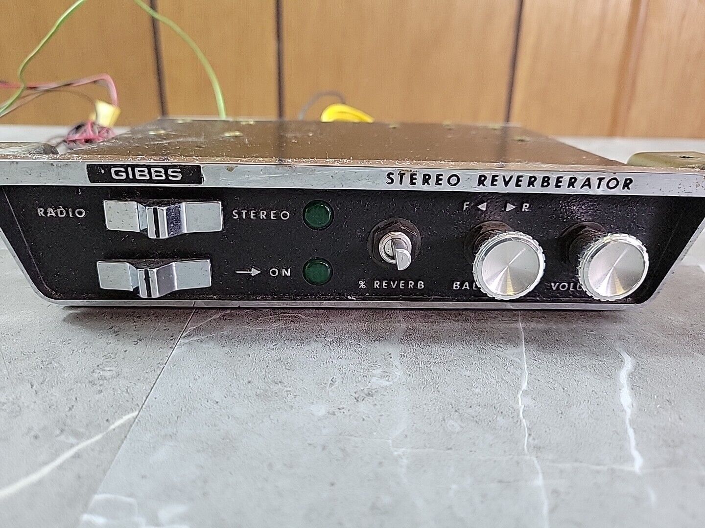 Vintage Gibbs Car Stereo Reverberator Untested 