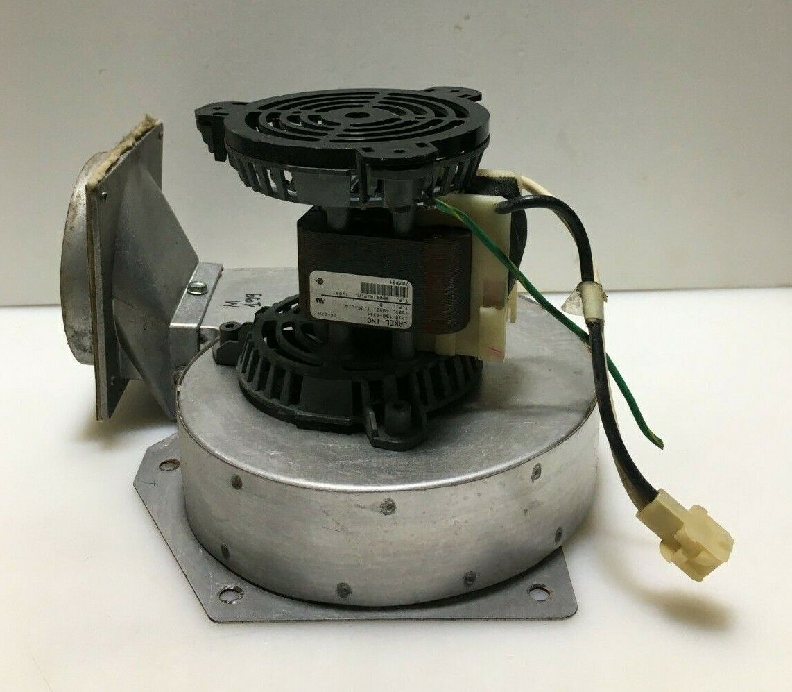 JAKEL J238-138-1344 Draft Inducer Blower Motor Assembly 3000 RPM used  #M199