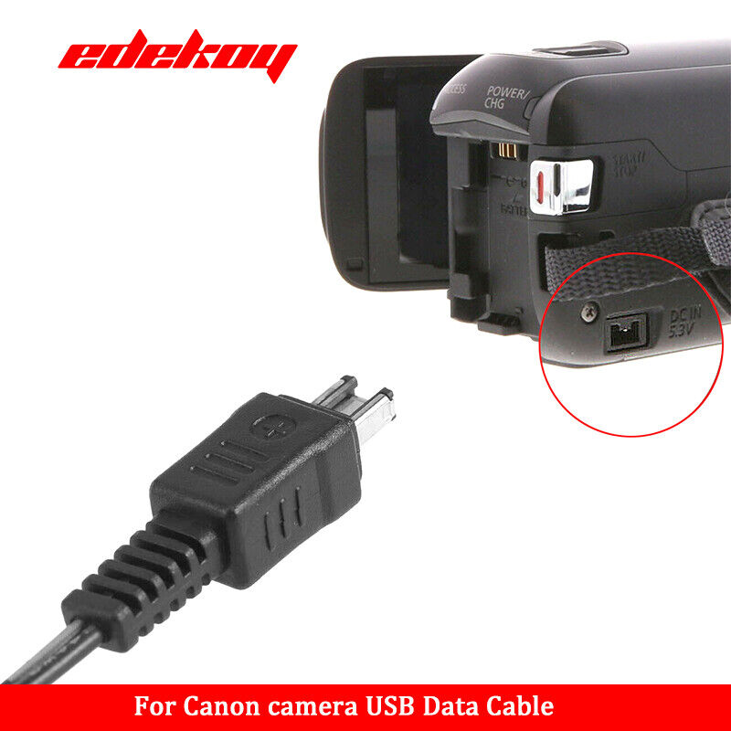 CA-110 USB Power Adapter Charging Data Cable for Canon Camera CA-110E Camera