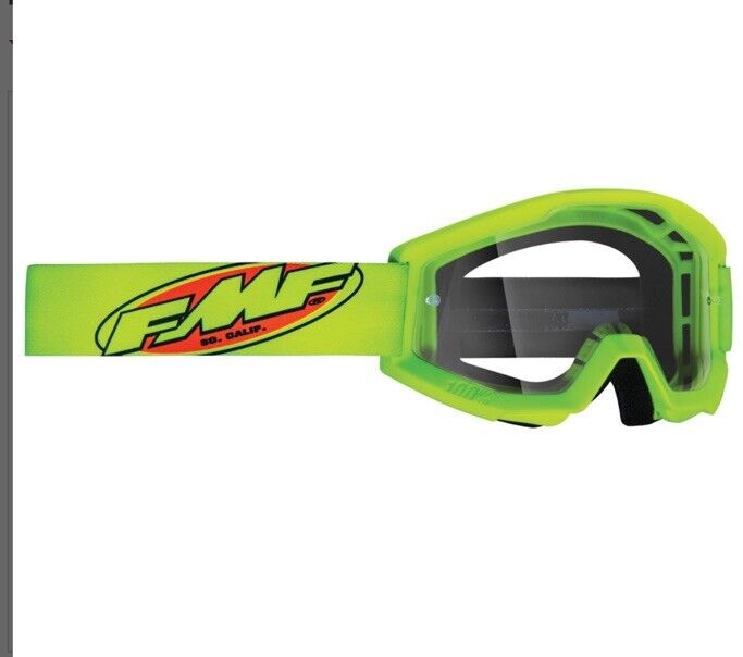 FMF PowerCore Goggle Core Yellow Frame/Clear Lens
