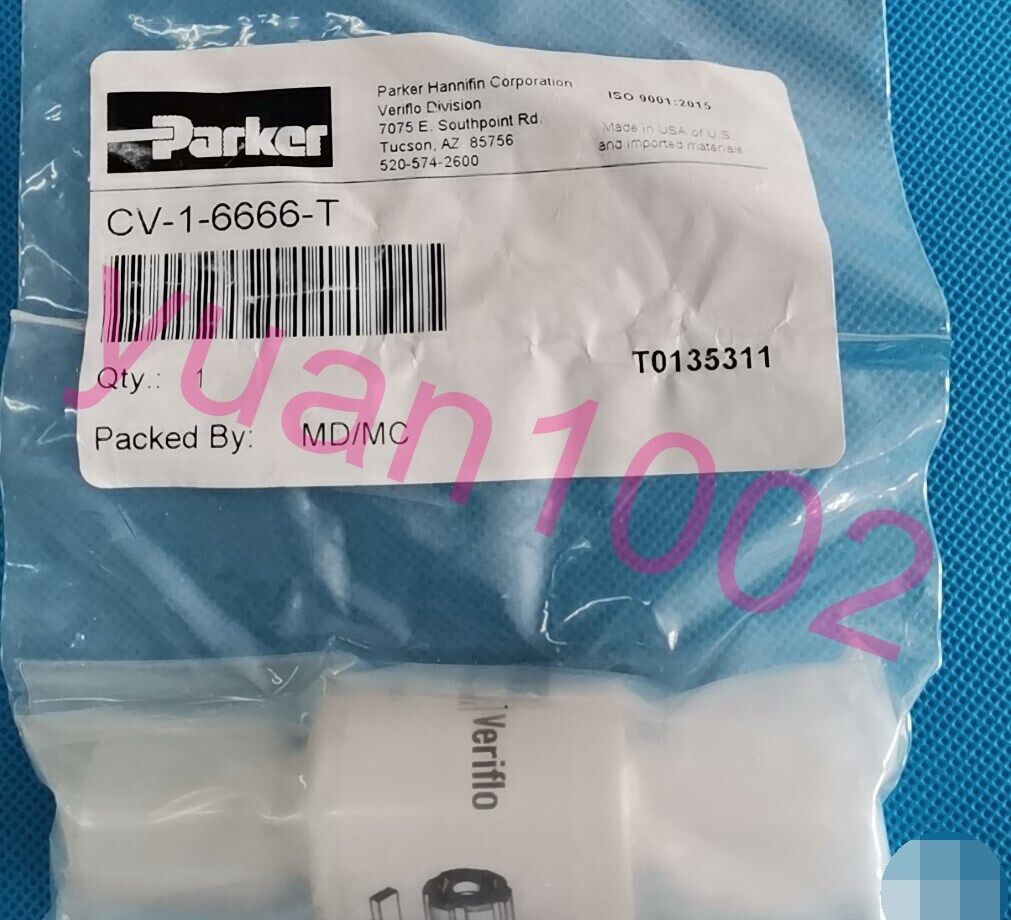 New Parker CV-1-6666-T One-way valve Fast FedEx or DHL