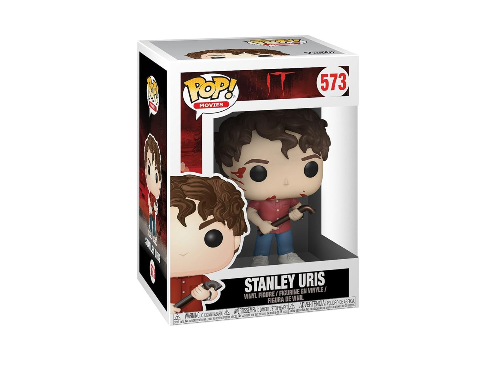 Funko POP Movies - IT - Stanley Uris #573 with Soft Protector (B24)