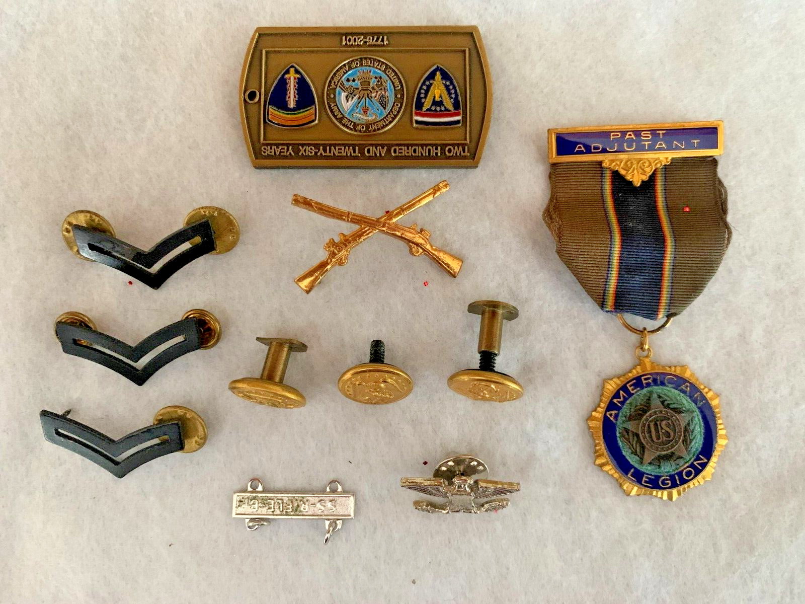 Vintage Lot Of Military Style Pins