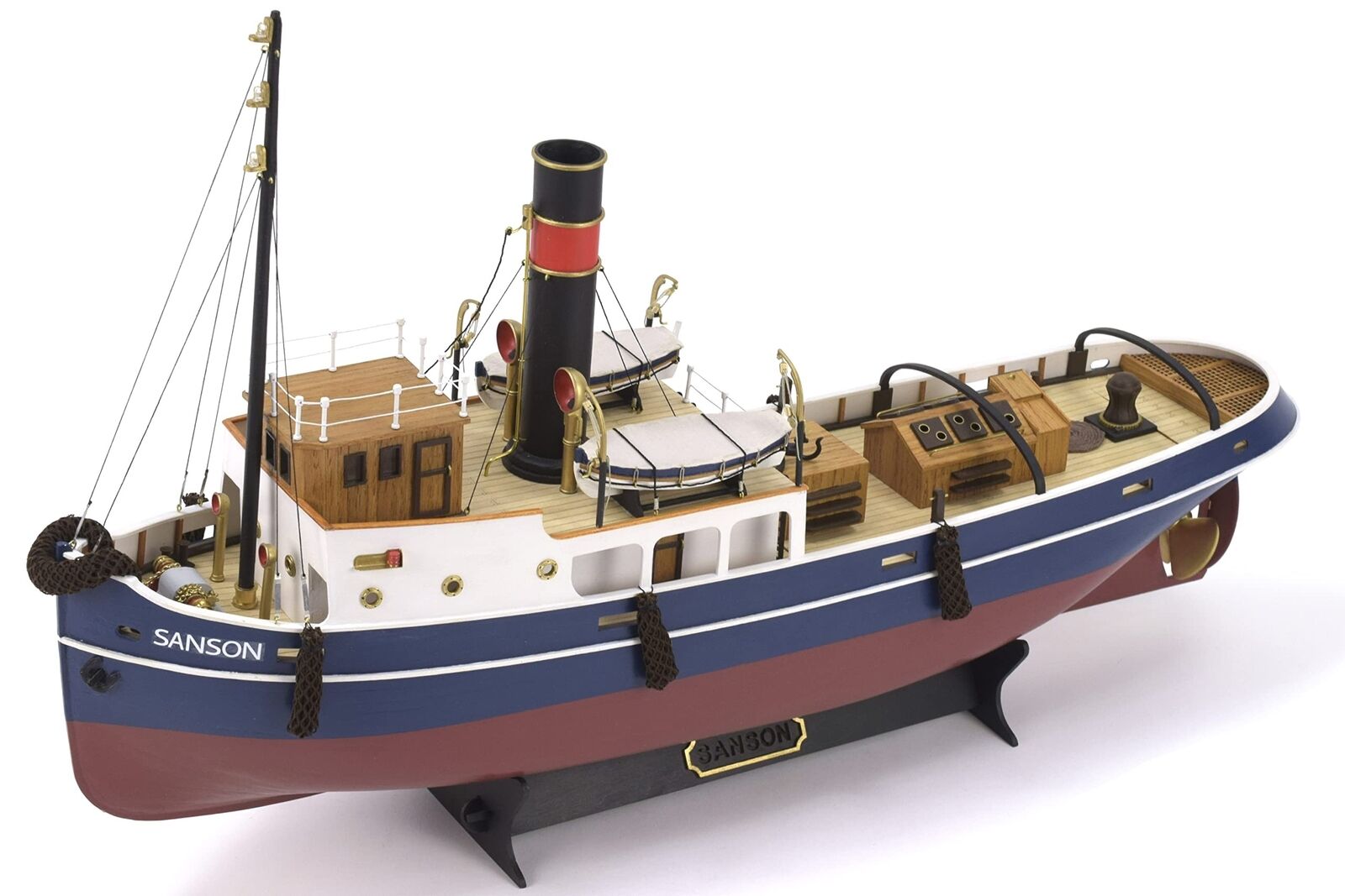 Artesanía Latina - Wooden Model Ship Kit – Tugboat, Sanson - Model 20