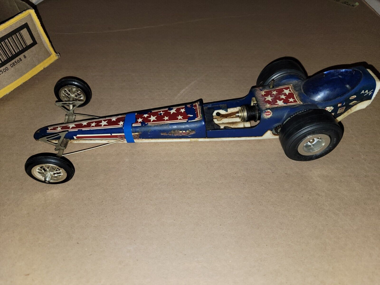 Vintage Cox Eliminator Dragster Gas Powered Race Car As Seen