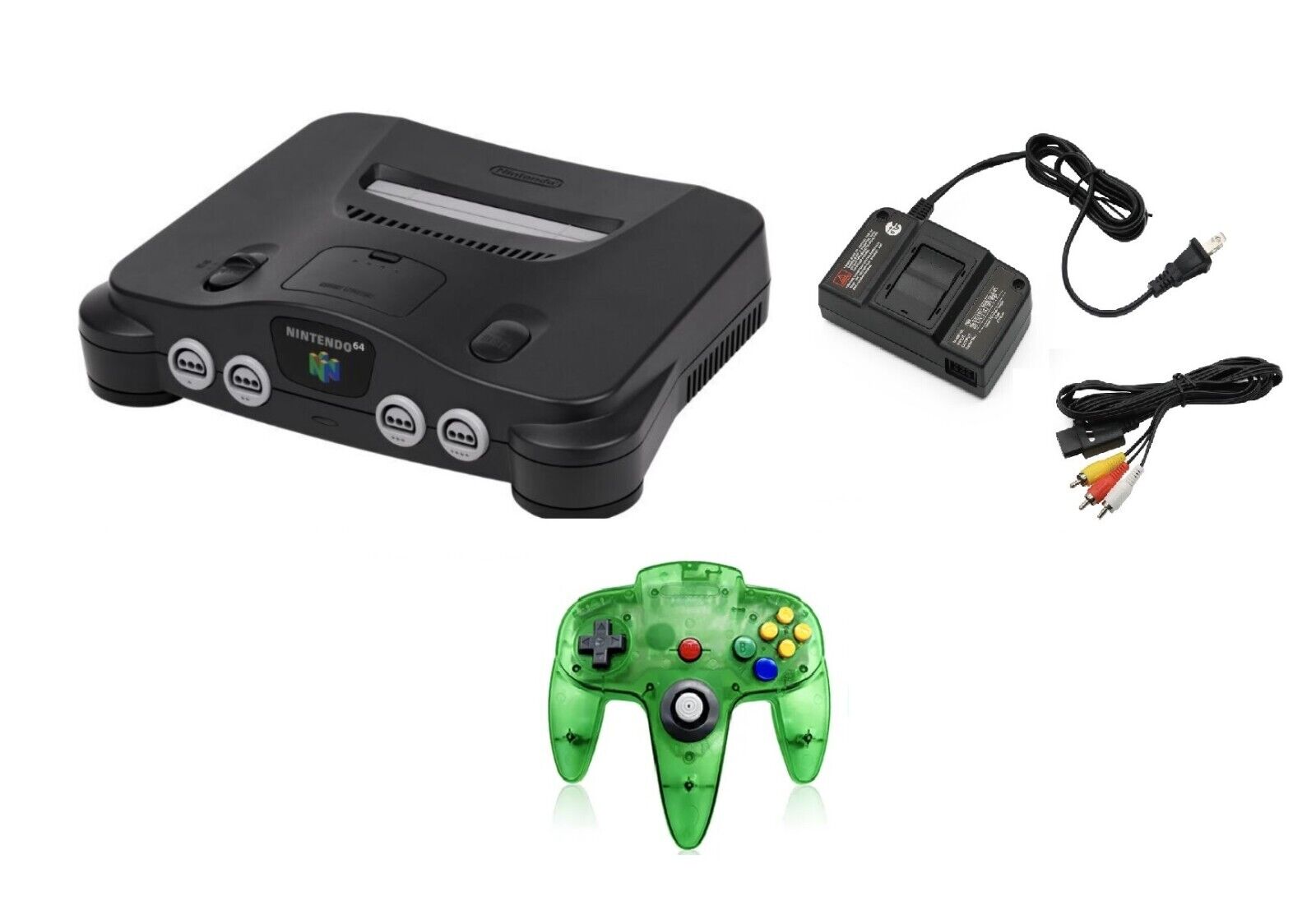 REFURBISHED N64 Nintendo 64 Console - CHOOSE BUNDLE Mario, Mario Kart, or Smash