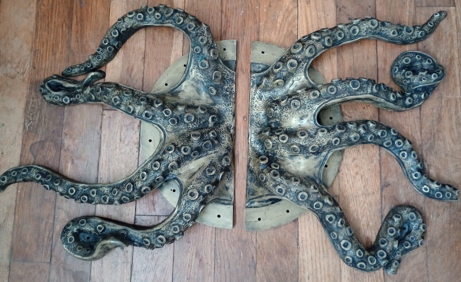 Octopus Door Handles - XL - Gregory Besson - France NUMBERED Resin Sculpture ART