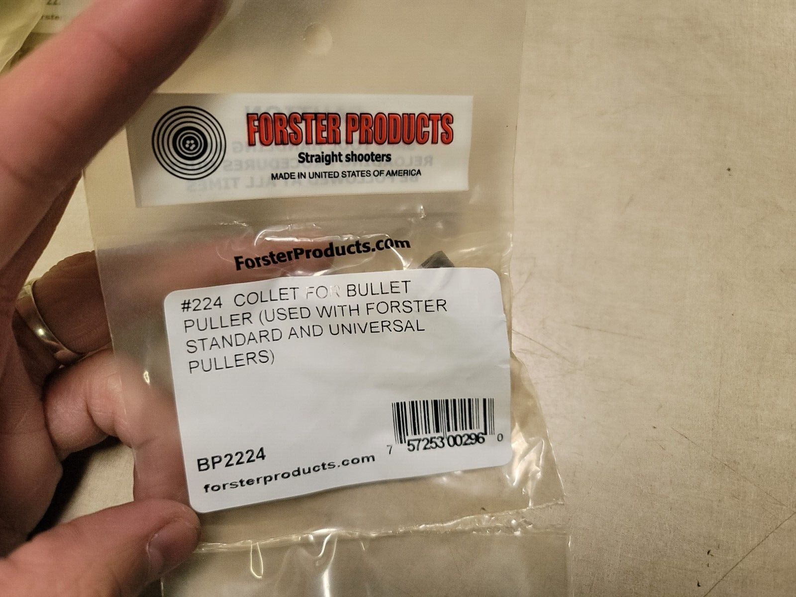 Forster Products #224 Collet for Forster Bullet Pullers BP2224 Universal Pullers