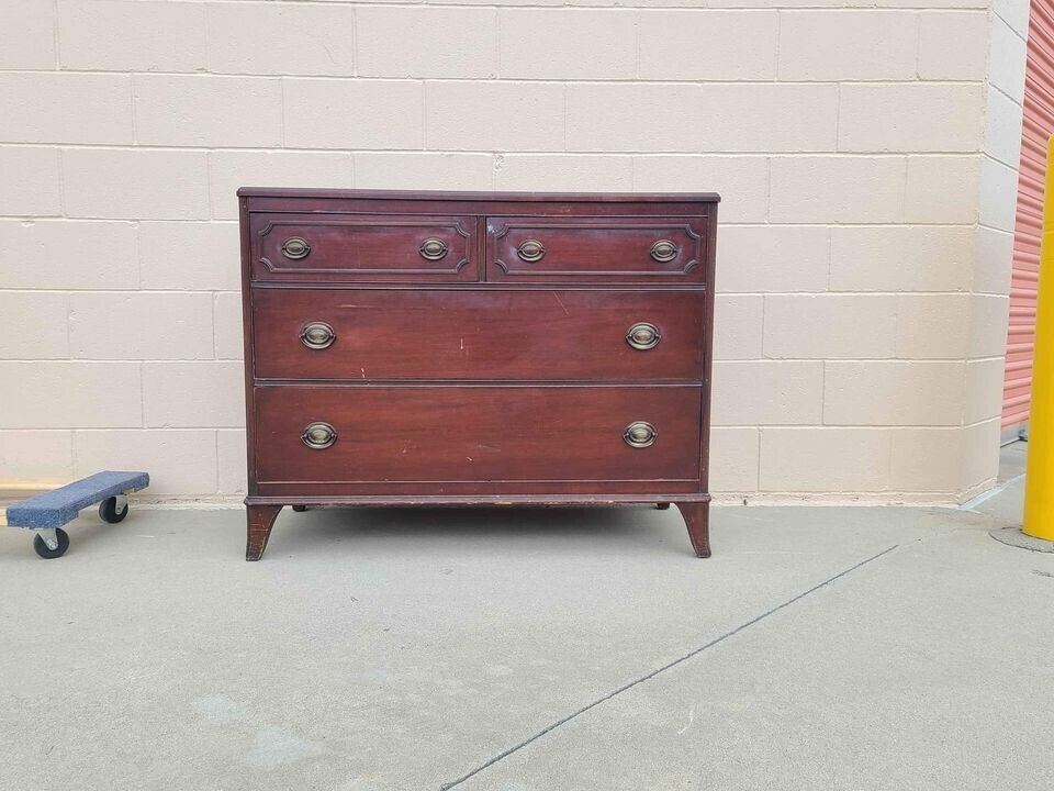 vintage modern regency wood dresser