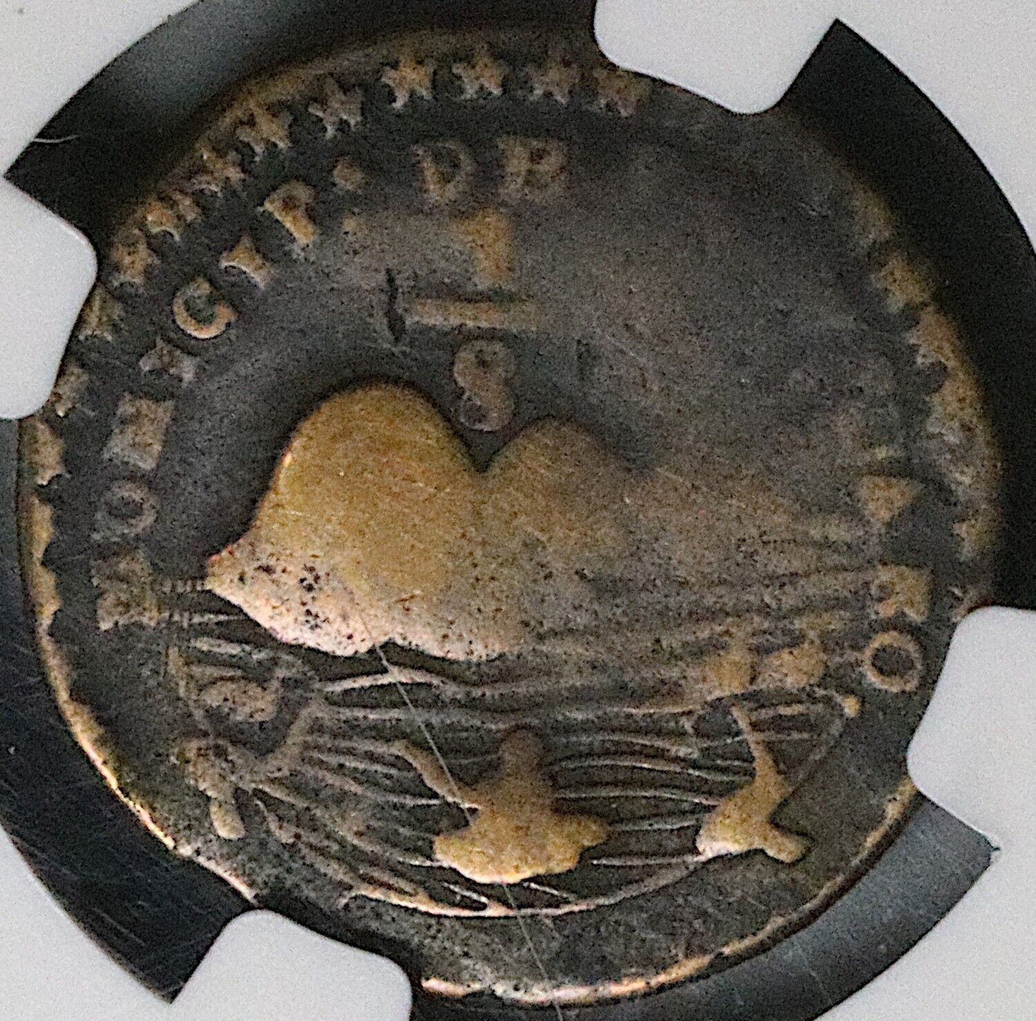 1830s NGC G 6 Pazcuaro 1/8 Real Mexico Michoacan Local Rare Coin (24042101C)