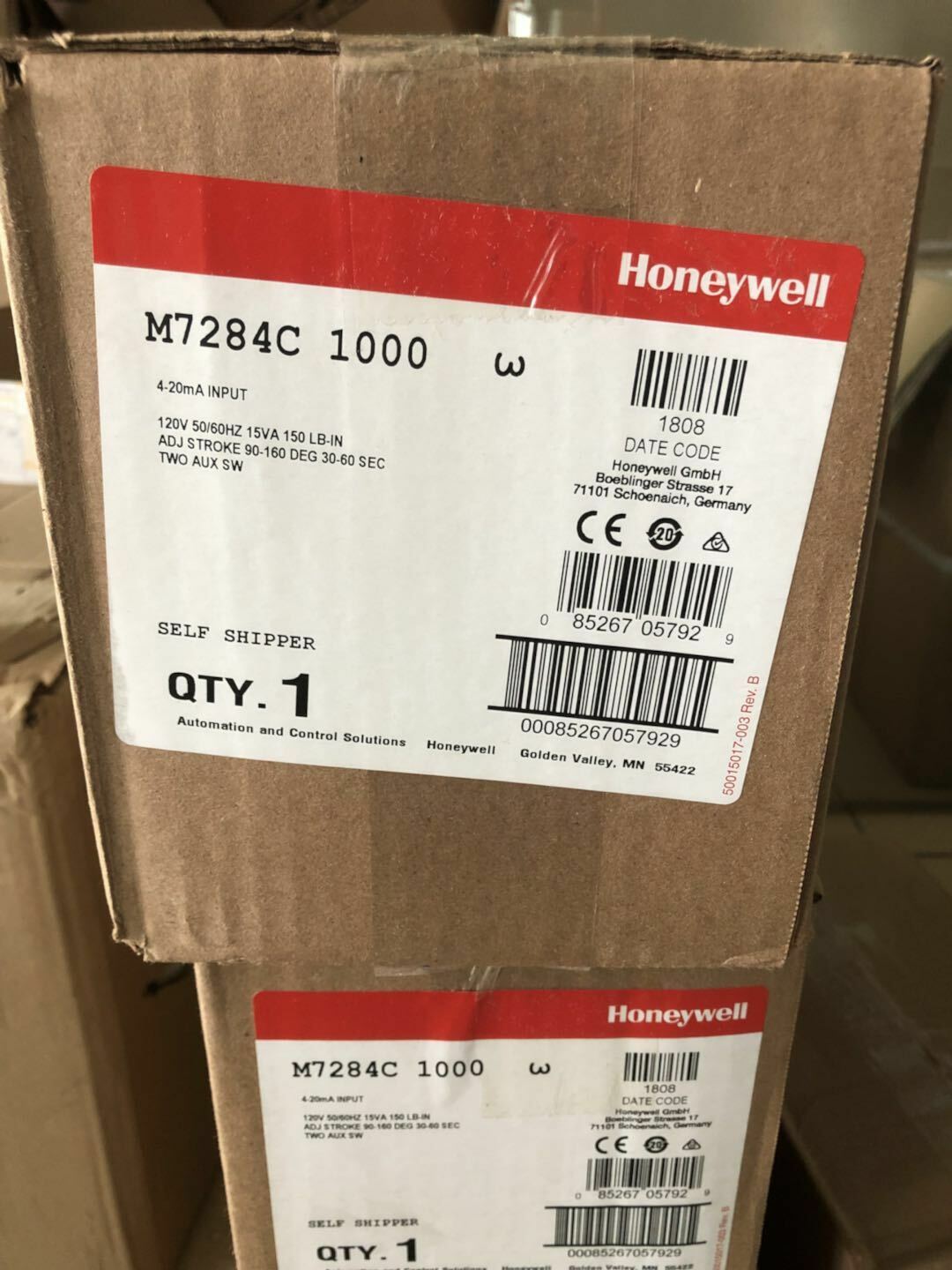New Honeywell M7284C 1000 Modutrol Motor HONEYWELL M7284C1000 