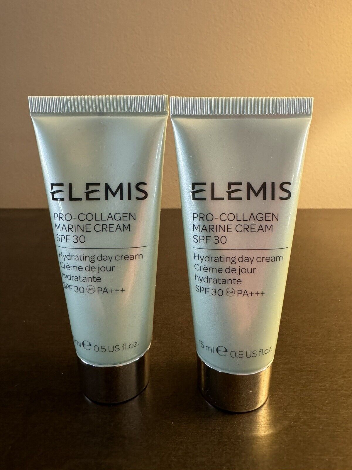 ELEMIS Pro Collagen Marine Cream .5 oz 15 ml Travel Size NEW X2