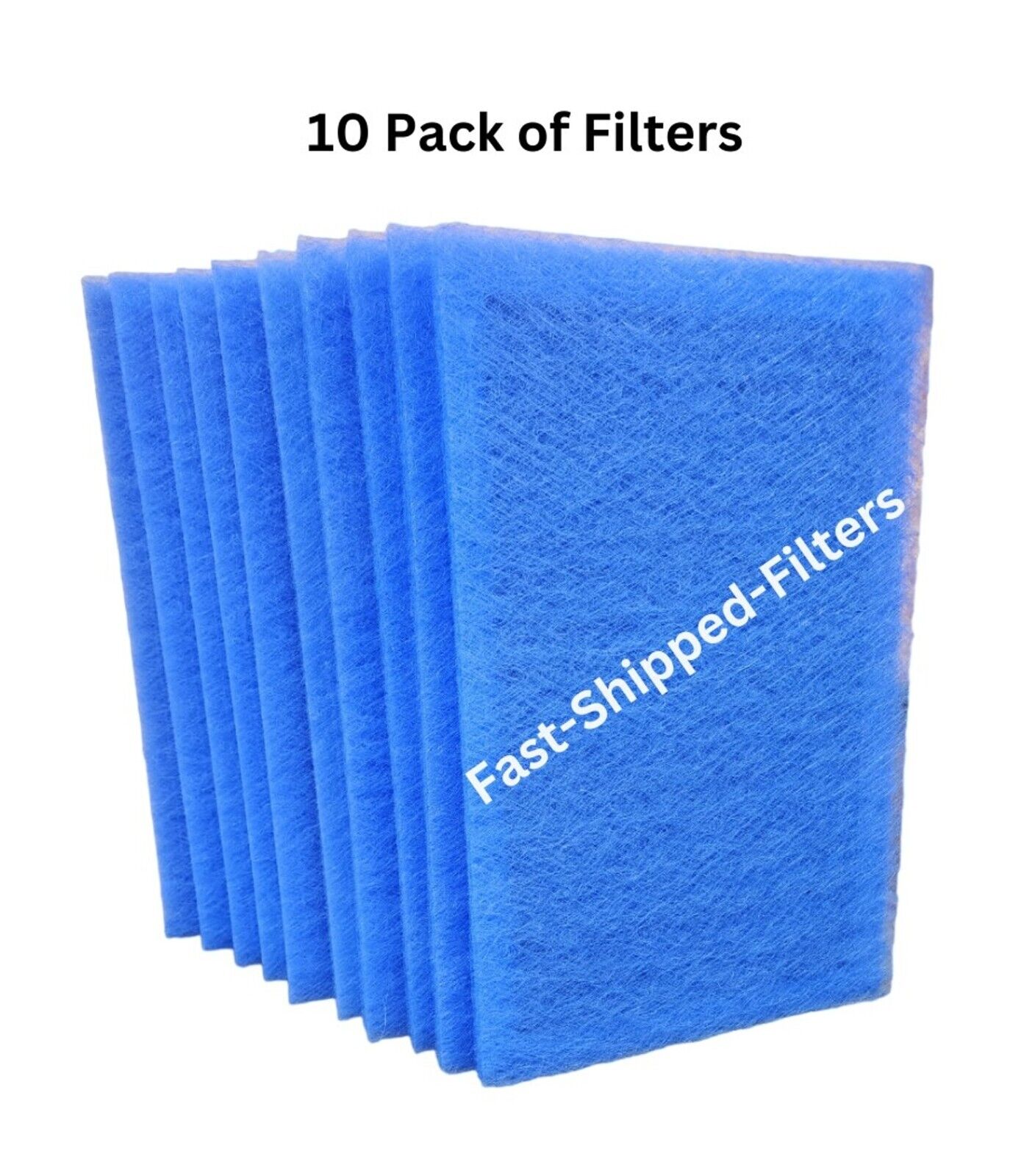 Fast-Shipped-Filters 10 Pack Dynamic Air Cleaner Compatible Filters Blue