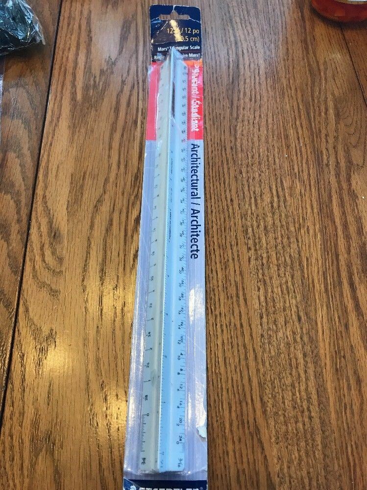 Staedtler(R) Architects Printed Scale 12in-Brand New- Ships N 24h