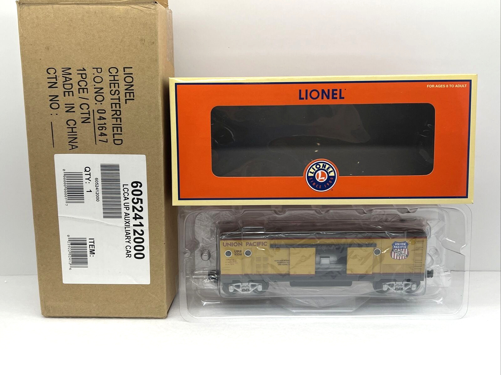 Lionel 6-52412 2006 LCCA Union Pacific Auxiliary Power Car NEW O  Club #9336 UP