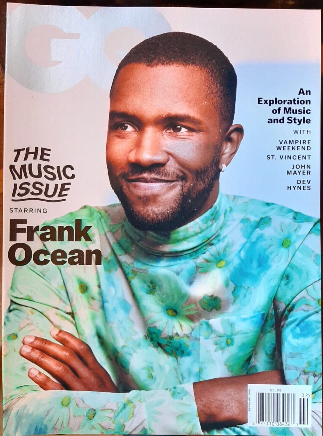GQ Magazine,Frank Ocean February 2019 The Music Issue-FRANK OCEAN-GQ MAGAZINE-