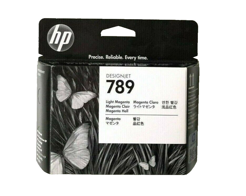New Genuine HP 789 Printhead CH614A Light Magenta/ Magenta  NOV 2018