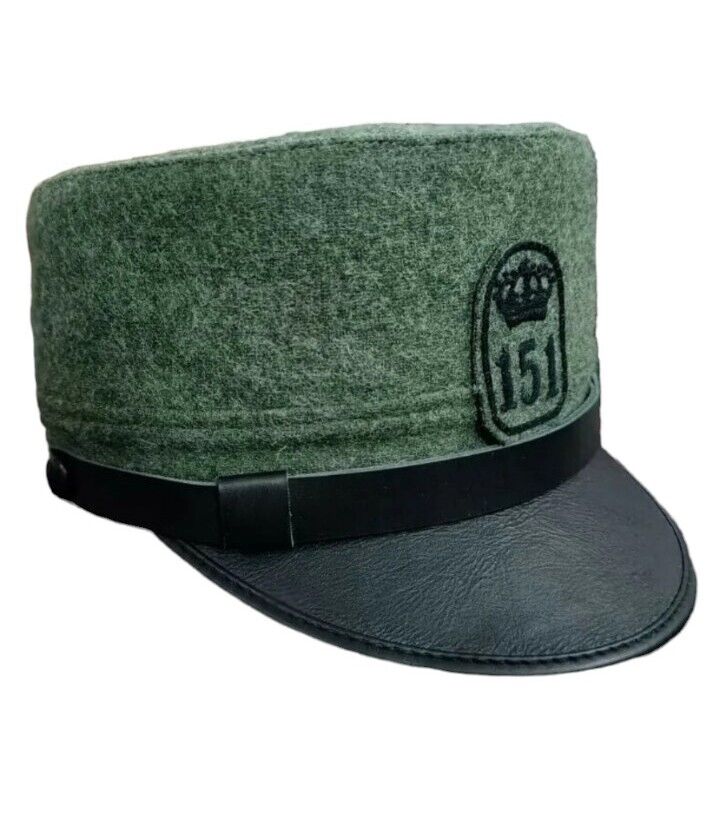 WW1 italian Army Infantry Regiment #151 Cap Hat , All Size Reproduction 