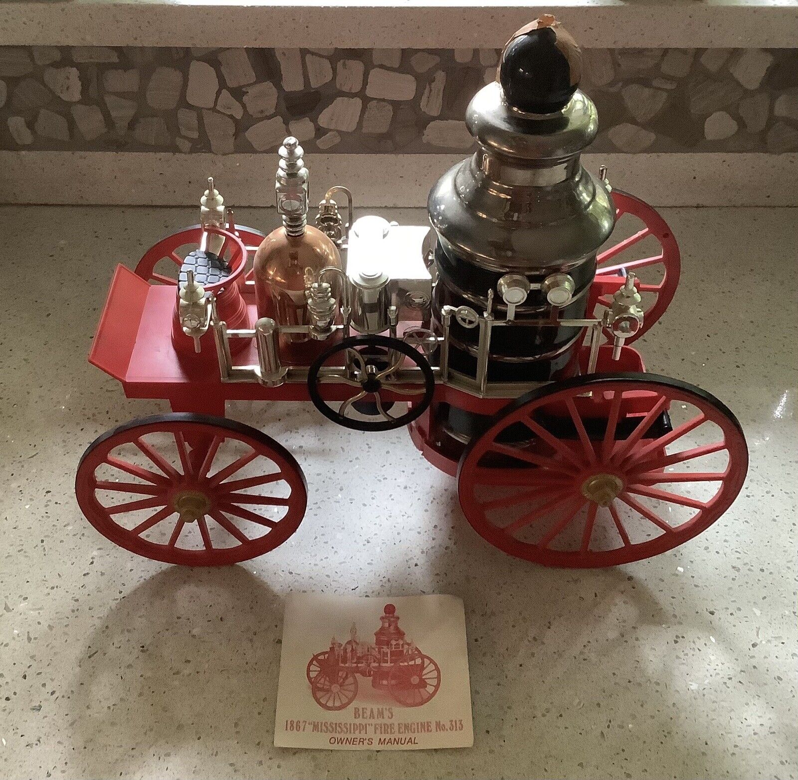 Jim Beam Collectable 1867 “Mississippi” Fire Engine No. 313