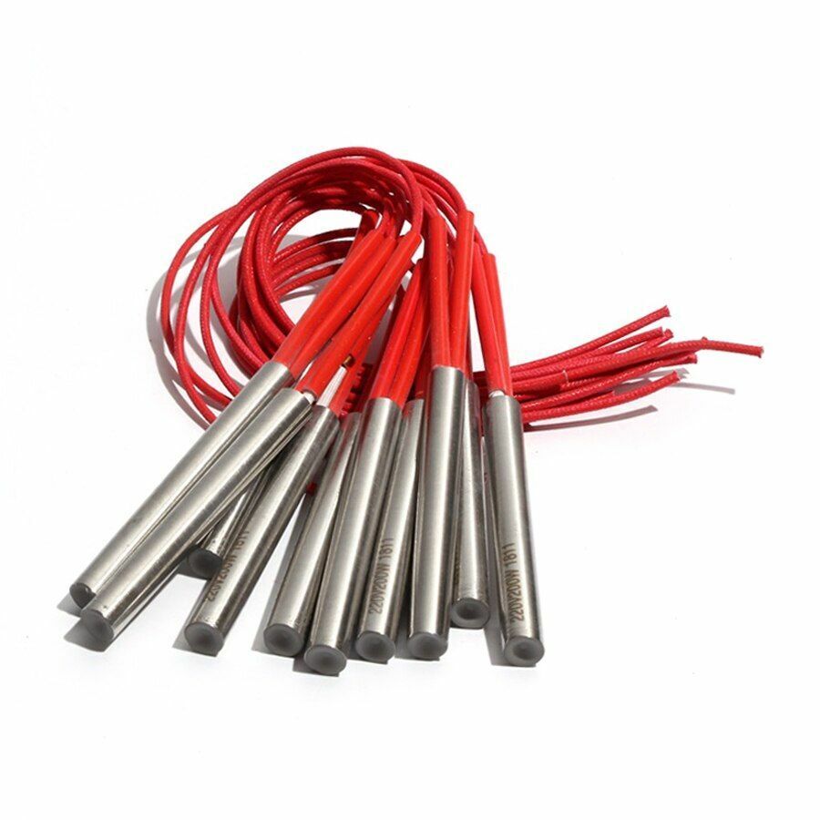 10PCS Cartridge Heater Stainless Steel Tubular Heating Pipe Electric Element