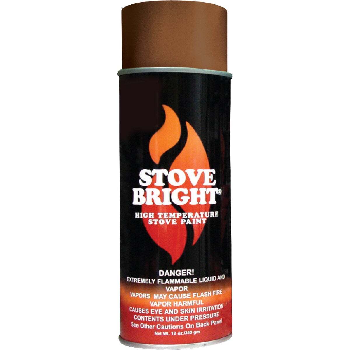 Stove Bright Gloss Metal Brown 12-3/4 Oz. High Heat Spray Paint 6159 Pack of 12